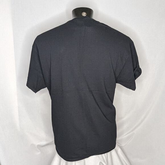 Gildan Men's Graphic 2XL Black Heavy Cotton Casual T-Shirt - Picture 3 of 4